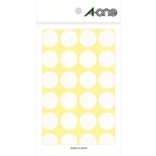 3M 에이원［［TM상］］ 컬러 라벨 원형 20mmΦ 흰색 (14장입) 07050 1 PK