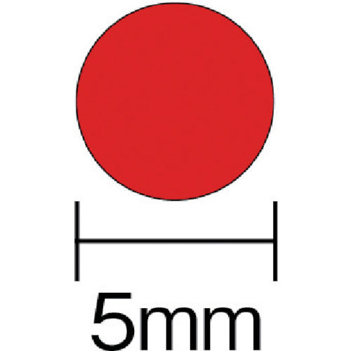 ３Ｍ　エーワン［［ＴＭ上］］　カラーラベル　丸型　５ｍｍΦ　青　（９枚入）　07062　1 PK