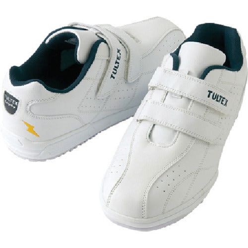 Aitos High Performance Safety Shoes TULTEX (Magic) 3E White 24 AZ-51626-001-24 1 pair