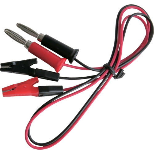 Teishin Test Lead 50cm Molded Clip S⇔Banana Plug (2pcs) TLA-26 1 bag
