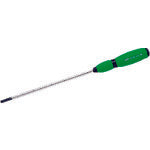 KTC Grip Driver, Soft Thin Shaft Driver, Tip 4, Flat Head, Shaft Length 100mm, D7SM-410, 1 Piece