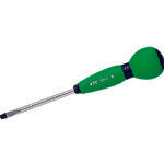 KTC Grip Driver Soft Round Driver Tip 5.5 Flat Head Shaft Length 75mm D8M-5 1 Piece