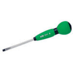 KTC Grip Driver Soft Round Driver Tip 6 Flat Head Shaft Length 150mm D8M-615 1 pc