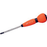 KTC Grip Driver Soft Round Driver Cross No. 1 Shaft Length 75mm D8P-1 1 piece