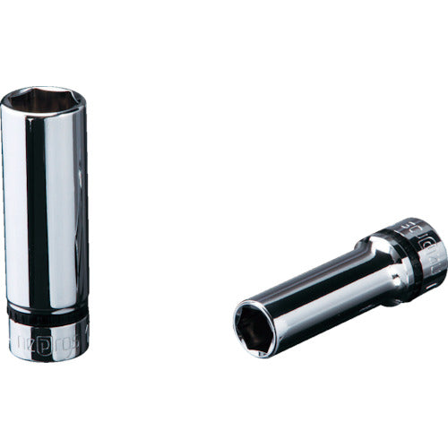 nepros 9.5sq. 딥 소켓(육각) 대변 치수 24mm 삽입 각 9.5mm 전체 길이 65mm NB3L-24 1개