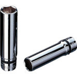 nepros 12.7sq. 딥 소켓(육각) 대변 치수 16mm 삽입 각 12.7mm 전체 길이 85mm NB4L-16 1개