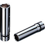 nepros 12.7sq. 딥 소켓(육각) 대변 치수 19mm 삽입 각 12.7mm 전체 길이 85mm NB4L-19 1개