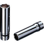 nepros 12.7sq. 딥 소켓(육각) 대변 치수 24mm 삽입 각 12.7mm 전체 길이 85mm NB4L-24 1개