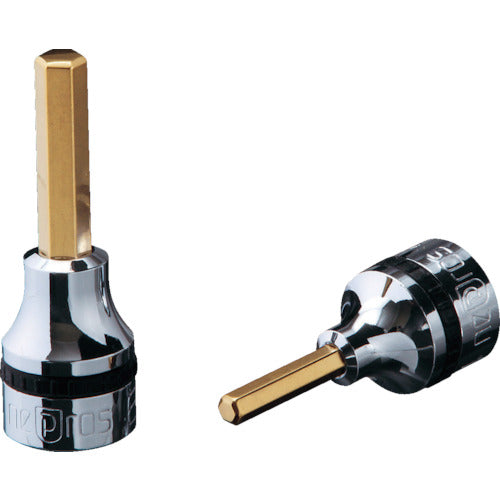 ｎｅｐｒｏｓ　９．５ｓｑ．ヘキサゴンビットソケット　対辺寸法８ｍｍ　差込角９．５ｍｍ　全長５５ｍｍ　NBT3-08　1 個