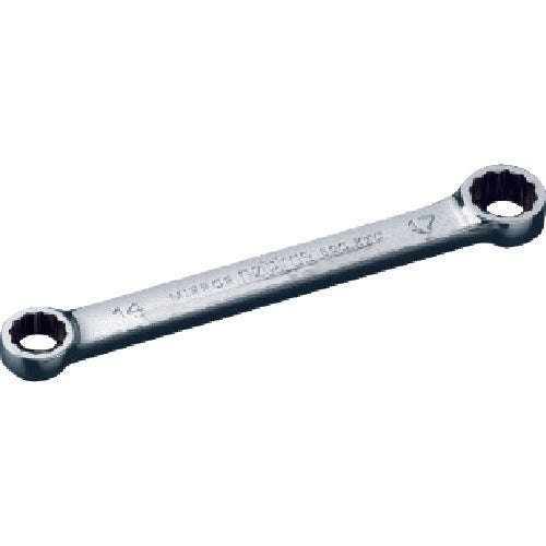 ｎｅｐｒｏｓ　ストレートショート両口めがねレンチ　対辺寸法７×８ｍｍ　全長９５ｍｍ　NM1S-0708　1 丁