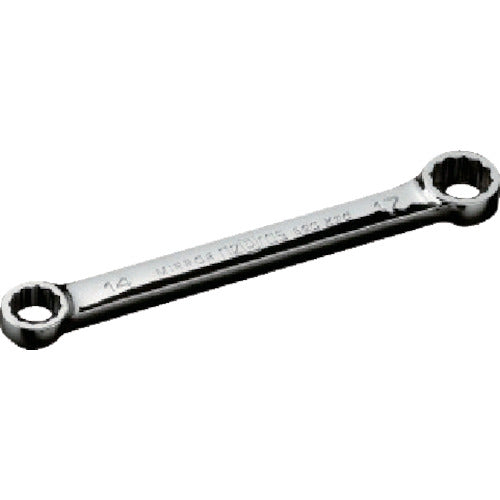 ｎｅｐｒｏｓ　ストレートショート両口めがねレンチ　対辺寸法１２×１４ｍｍ　全長１４５ｍｍ　NM1S-1214　1 丁