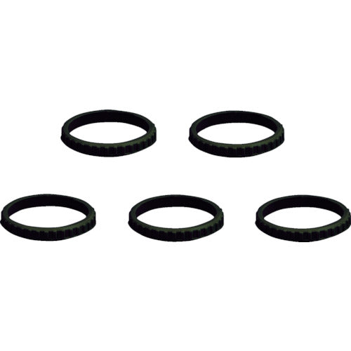nepros No. 4 rubber ring set black NTYR0405 1 S