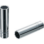 nepros 6.3sq. 딥 소켓(십이각) 12mm NB2L-12W 1개