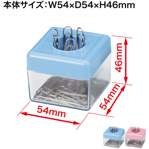 ＯＰ　ゼムボックス　桃　MD-1-PK　1 個