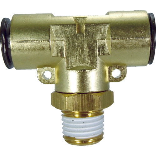 チヨダ　チューブ継手　フジメイルブランチティ（金属）　１０ｍｍ・Ｒ１／４　10-02MT　1 個