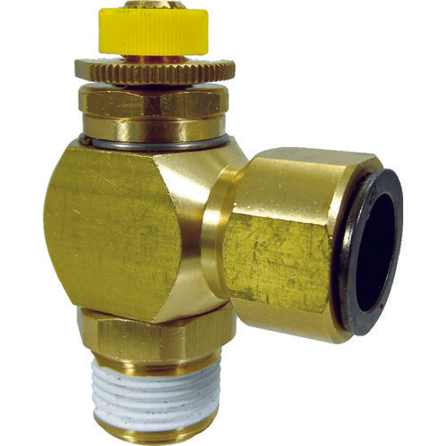 チヨダ　フジスピードコントローラα（金属）メーターアウト１２ｍｍ・Ｒ３／８　12-03SC-O　1 個