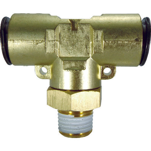 チヨダ　チューブ継手　フジメイルブランチティ（金属）　１２ｍｍ・Ｒ１／４　12-02MT　1 個