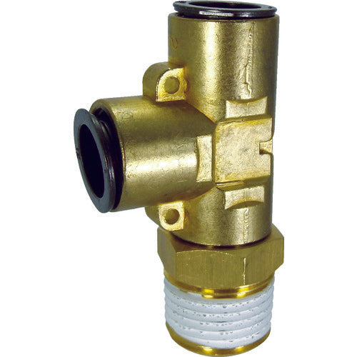 チヨダ　チューブ継手　フジメイルランティ（金属）　１２ｍｍ・Ｒ１／２　12-04RT　1 個