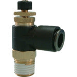 チヨダ　フジスピードコントローラα（樹脂）メーターイン１２ｍｍ・Ｒ３／８　12R-03SC-I　1 個