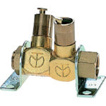 チヨダ　エア分岐管　フリージョイント３　２ＷＡＹ　適用チューブ１０ｍｍ　ネジサイズＲｃ３／８　2MK3-10　1 個