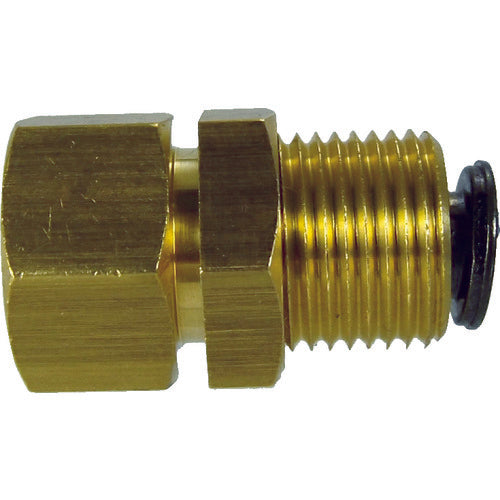 치요다 튜브 피팅 후지피메일벌크(금속) 4mm・Rc1/8 4-01FB 1개