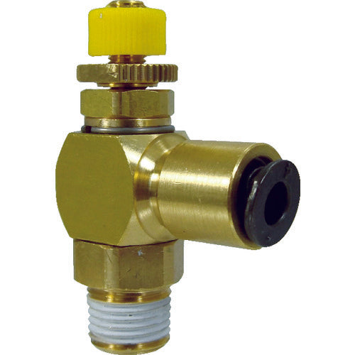 チヨダ　フジスピードコントローラα（金属）メーターアウト４ｍｍ・Ｒ１／８　4-01SC-O　1 個