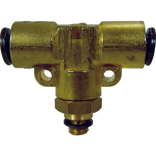 치요다 튜브 피팅 후지메일 브랜치티(금속) 4mm M5×0.8 4-M5MT 1개