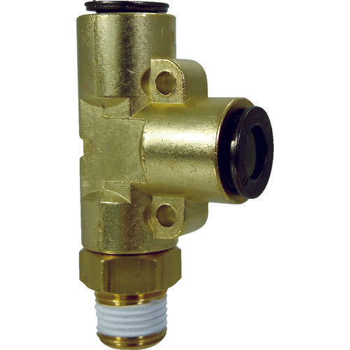 チヨダ　チューブ継手　フジメイルランティ（金属）　６ｍｍ・Ｒ１／８　6-01RT　1 個