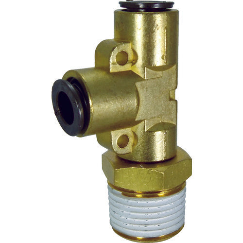 치요다 튜브 피팅 후지메일 런티(금속) 6mm・R3/8 6-03RT 1개