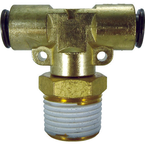 치요다 튜브 피팅 후지메일 브랜치티(금속) 6mm・R3/8 6-03MT 1개