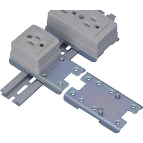 カメダ　ＡＣベース　（ＤＩＮレールコンセント取付用）　S-21-3C　1 個