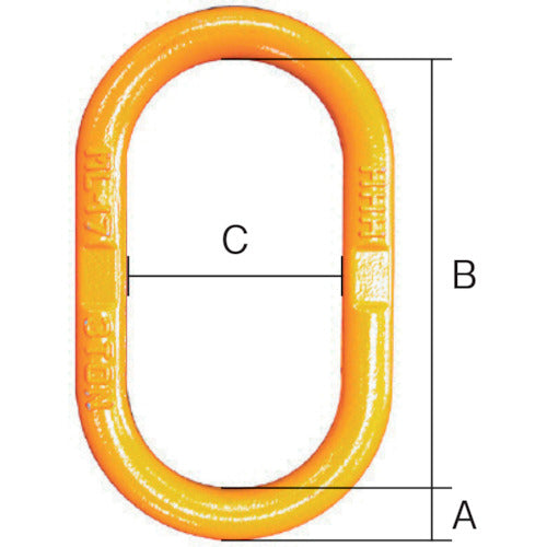 ＨＨＨ　鍛造製親環マスターリンク　３ｔ　ML-17　1 個