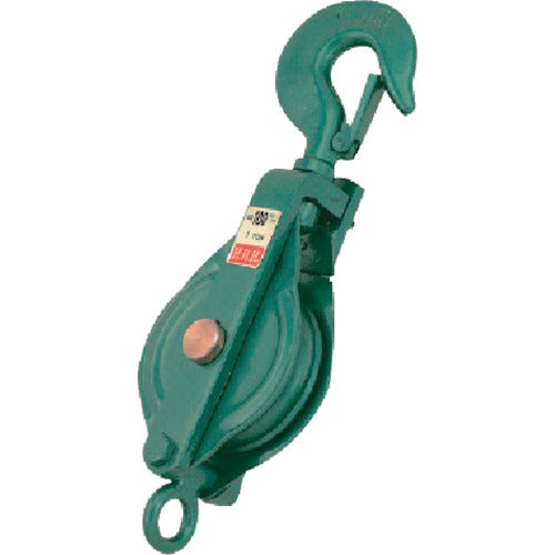 HHH Heavy Duty Pulley Single Snatch Hook Type 150mm 150X1S 1 pc