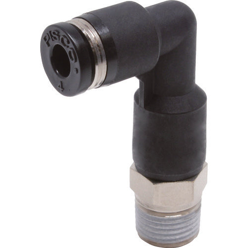 PISCO Tube Fitting Long Elbow Tube 4 Connection Size R1/8 PLL4-01 1 pc