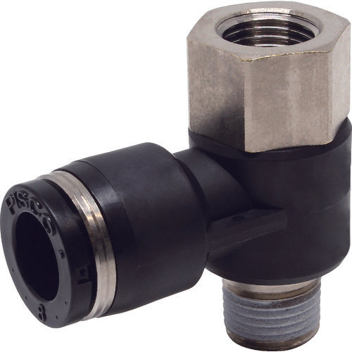 ＰＩＳＣＯ　チューブフィッティング　メスユニバーサルエルボチューブ８ネジ０１　PHF8-01　1 個