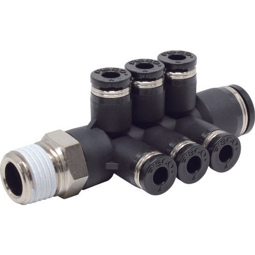 PISCO 튜브 피팅 브랜치 트리플 더블 PKVD8-4-02 1 개