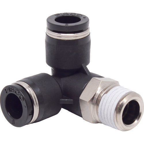 PISCO Tube Fitting Tripod Elbow Tube 8 Thread R1/4 PVX8-02 1 pc