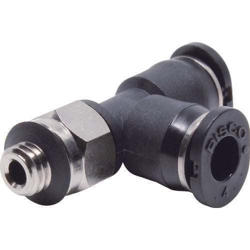 PISCO Tube Fitting Mini Branch Tee Tube 4 Connection Size M5 x 0.8 with Gasket PD4-M5M 1 pc