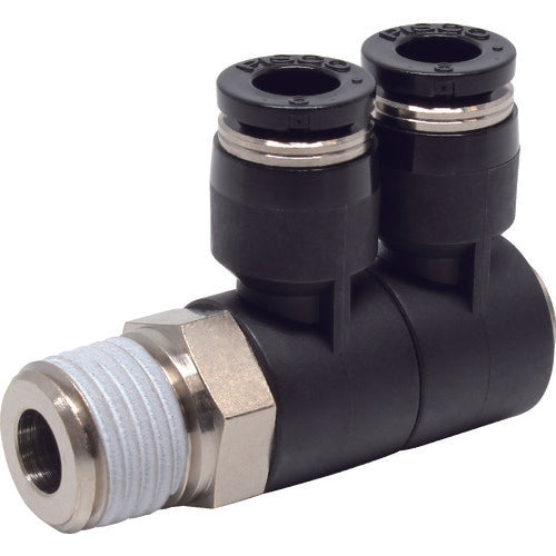 ＰＩＳＣＯ　チューブフィッティング　ダブルユニバーサルエルボチューブ６ネジ０２　PHW6-02　1 個