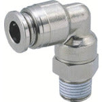 PISCO Tube Fitting Brass Elbow Tube 6 Thread R1/8 Rubber FKM No Cover KL6-01-1-F 1 pc