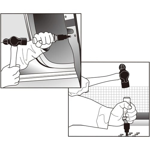 VESSEL Impact Type Driver No. 250001 (No. C51 Bit 4 Piece Set) 250001 1 S