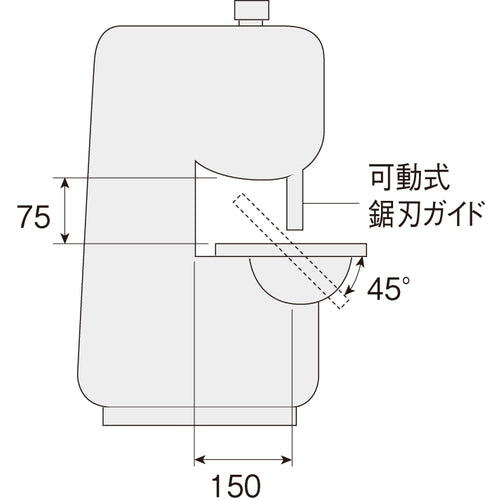 ＨＯＺＡＮ　バンドソー　K-100　1 個