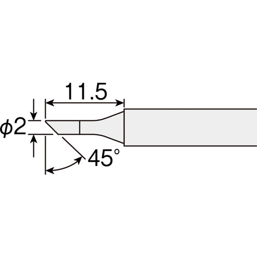 ＨＯＺＡＮ　ＨＳ−５１用　ビット　Ｃ型　HS-51C02　1 個