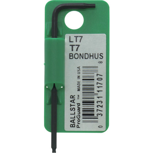ＢＯＮＤＨＵＳ　ボールポイント・トルクス［［Ｒ］］　ボールスターＬ−レンチ　Ｔ７　LT7　1 本