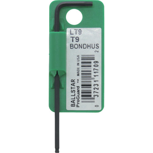 ＢＯＮＤＨＵＳ　ボールポイント・トルクス［［Ｒ］］　ボールスターＬ−レンチ　Ｔ９　LT9　1 本