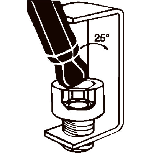 BONDHUS 볼 포인트 L-렌치 엑스트라 롱 17mm JB17MM 1개