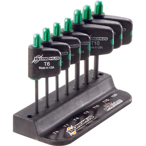 BONDHUS Torx [[R]] 플래그 핸들 세트 7개 세트(T6-T20) TFX7 1 S