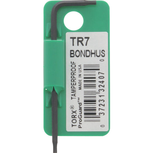 ＢＯＮＤＨＵＳ　トルクス［［Ｒ］］Ｌ−レンチ　いじり止め　ＴＲ７　32407　1 本
