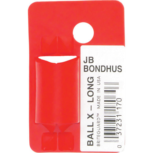 ＢＯＮＤＨＵＳ　六角棒レンチ　ボールポイント・Ｌ−レンチ　ショート　メッキ　対辺８ｍｍ　首下寸法３５ｍｍ　全長１００ｍｍ　BL8SB　1 本