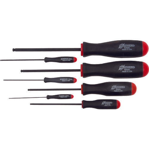 BONDHUS 볼포인트 드라이버 세트 7개 세트(1.27-5mm) BSX7M 1 S